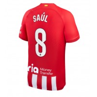 Billiga Atletico Madrid Saul Niguez #8 Hemma fotbollskläder 2023-24 Kortärmad